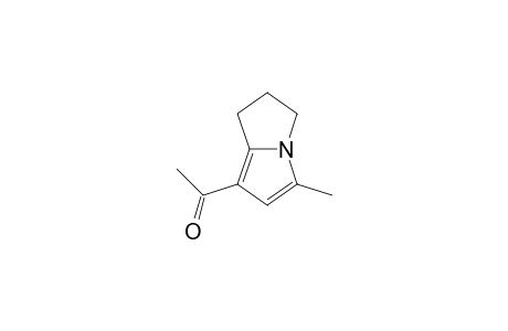 4-Acetyl-2-methyl-1-aza-bicyclo(3.3.0)octa-2,4-diene