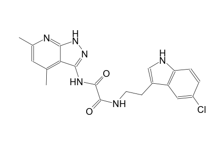 ethanediamide, N~1~-[2-(5-chloro-1H-indol-3-yl)ethyl]-N~2~-(4,6-dimethyl-1H-pyrazolo[3,4-b]pyridin-3-yl)-