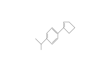 4-(1-Cyclopentenyl)cumene; benzene, 1-(1-cyclopenten-1-yl)-4-(1-methylethyl)- ;cumene, p-1-cyclopenten-1-yl-