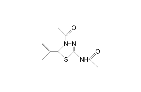 4-ACETYL-2-ACETYLAMINO-5-ISOPROPENYL-4,5-DIHYDRO-1,3,4-THIADIAZOLE