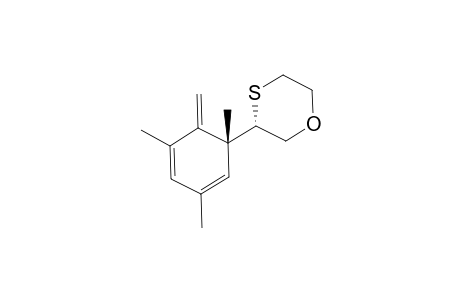 (3S)-3-[(1R)-1,3,5-trimethyl-6-methylene-1-cyclohexa-2,4-dienyl]-1,4-oxathiane