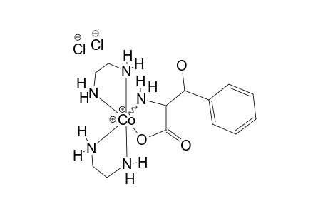 (2-AMINO-3-HYDROXY-3-PHENYLPROPANOATO)-BIS-(ETHANE-1,2-DIAMINE)-COBALT(III)-CHLORIDE;(ISOMER-1)