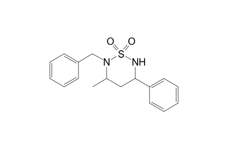 2-benzyl-3-methyl-5-phenyl-1,2,6-thiadiazinane 1,1-dioxide