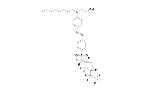 4-[4-(Perfluorohexylsulfonyl)phenylazo]-N-octyl-N-(2-hydroxyethyl)aniline