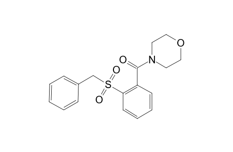 (2-benzylsulfonylphenyl)-morpholin-4-ylmethanone
