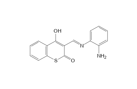 3-[N-(o-AMINOPHENYL)FORMIMIDOYL]-4-HYDROXY-1-THIOCOUMARIN