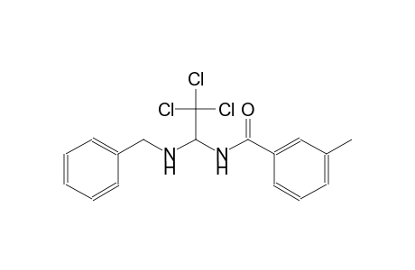 N-[1-(benzylamino)-2,2,2-trichloroethyl]-3-methylbenzamide