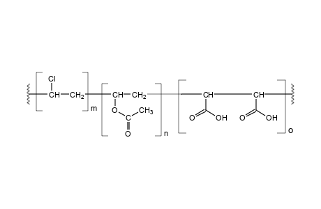 Vinyl chloride/vinyl acetate maleic acid terpolymer (81%, 16.5%, 2.5%)