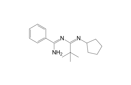 2-TERT.-BUTYL-1-CYCLOPENTYL-4-PHENYL-1,3,5-TRIAZAPENTA-1,3-DIENE