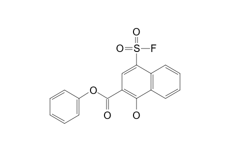 4-(fluorosulfonyl)-1-hydroxy-2-naphthoic acid, phenyl ester
