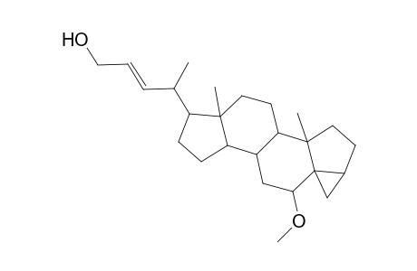 3,5-Cyclochol-22-en-24-ol, 6-methoxy-, (3.beta.,5.alpha.,6.beta.,22E)-