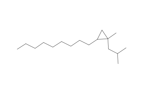 Cyclopropane, 1-methyl-1-(2-methylpropyl)-2-nonyl-