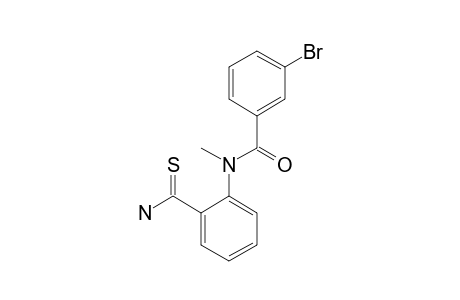 2-(3-BROMOBENZOYLMETHYLAMINO)-THIOBENZAMIDE