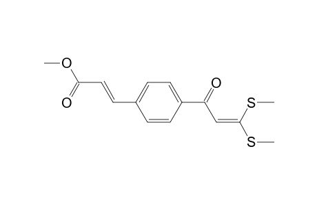 1,1-bis(Methylthio)-2-{4'-[2''-methoxycarbonyl)ethenyl]benzoyl}ethene