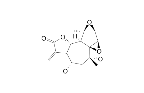 1-BETA,2-BETA:3-BETA,4-BETA-DIEPOXY-8,10-ALPHA-DIHYDROXY-GUAI-11(13)-EN-12,6-ALPHA-OLIDE;RUPIN-A