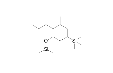 5-(Trimethylsilyl)-1-[(trimethylsilyl)oxy]-3-methyl-2-(but-2'-yl)-cyclohex-1-ene