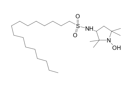 1-Hexadecanesulfonamide, N-(1-hydroxy-2,2,5,5-tetramethyl-3-pyrrolidinyl)-