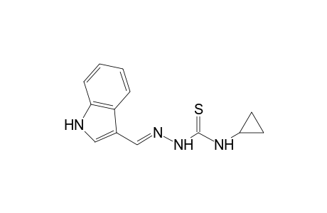 indole-3-carboxaldehyde, 4-cyclopropyl-3-thiosemicarbazone