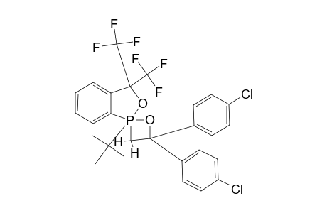 #5A;[TBPY-5-15]-3',3'-BIS-(4-CHLOROPHENYL)-1-(1,1-DIMETHYLETHYL)-3,3-BIS-(TRIFLUOROMETHYL)-SPIRO-[2,1-BENZOXAPHOSPHOLE-1-(3H),2'-LAMBDA(5)-[1,2]-OXAPHOSPHETANE