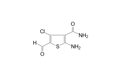 2-Amino-4-chloro-5-formyl-thiophene-3-carboxylic acid, amide