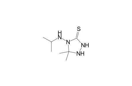 4-(isopropylamino)-5,5-dimethyl-1,2,4-triazolidine-3-thione