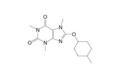 8-[Trans-4-methylcyclohexyloxy]carffeine