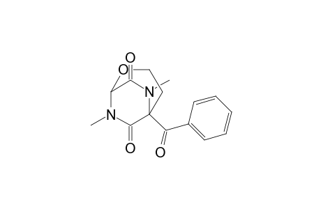 2-Oxa-6,8-diazabicyclo[3.2.2]nonane-7,9-dione, 5-benzoyl-6,8-dimethyl-