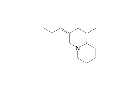 1-Methyl-3-(2'-methylpropylidene)quinolizidine