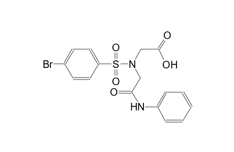 2-[(2-Anilino-2-keto-ethyl)-brosyl-amino]acetic acid