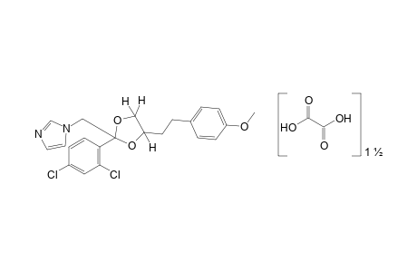 1-{[2-(2,4-dichlorophenyl)-4-(p-methoxyphenethyl)-1,3-dioxolan-2-yl]methyl}imidazole, oxalate(1.1.5)(salt)