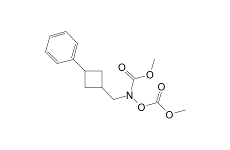 N,O-Bis(methoxycarbonyl)-N-[(3-phenylcyclpropyl)methyl]hydroxylamine