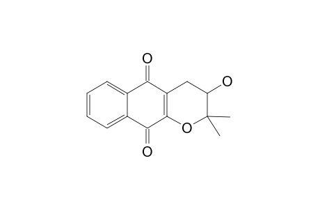 3,4-Dihydro-3-hydroxy-2,2-dimethyl-2H-naphtho[2,3-b]pyran-5,10-dione