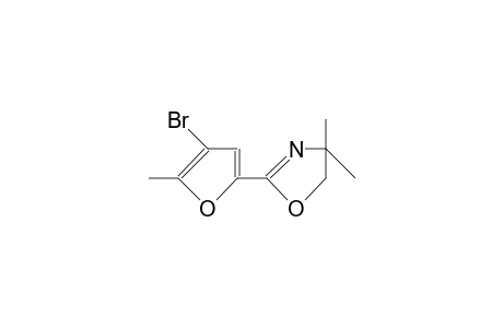 2-(4-bromo-5-methylfuran-2-yl)-4,4-dimethyl-5H-1,3-oxazole