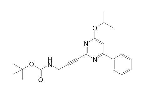 2-[3-N-(butoxycarbonylamido)propynyl]-4-isopropyloxy-6-phenyl-pyrimidine