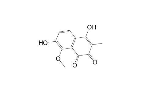 1,4-Naphthalenedione, 3,6-dihydroxy-5-methoxy-2-methyl-