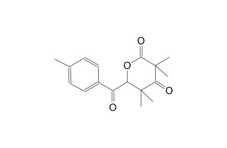 2H-pyran-2,4(3H)-dione, dihydro-3,3,5,5-tetramethyl-6-(4-methylbenzoyl)-