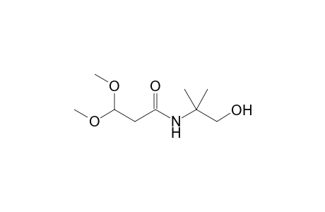N-(2-hydroxy-1,1-dimethyl-ethyl)-3,3-dimethoxy-propionamide