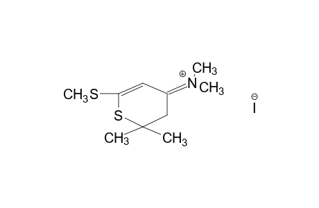 [2,3-dihydro-2,2-dimethyl-6-(methylthio)-4H-thiopyran-4-ylidene]dimethylammonium iodide