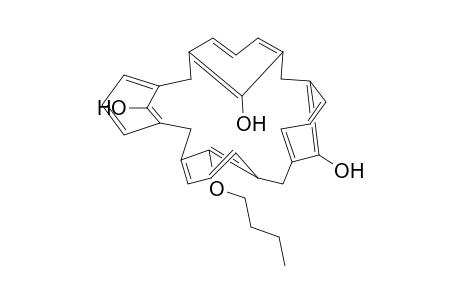 28-Butoxy-pentacyclo(19.3.1.1/3,7/.1/9,13/.1/15,19/)octacosa-dodecene-25,26,27-triol