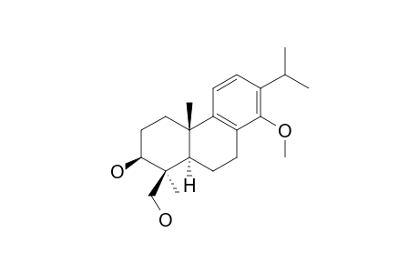 TRIPTOCALLOL;14-METHOXYABIETA-8,11,13-TRIEN-3-BETA,19-DIOL