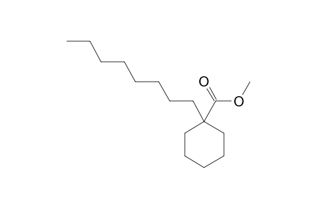 Cyclohexanecarboxylic acid, 1-octyl-, methyl ester