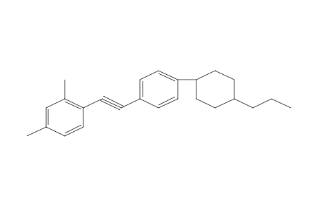 2,4-Dimethyl-1-([4-(4-propylcyclohexyl)phenyl]ethynyl)benzene