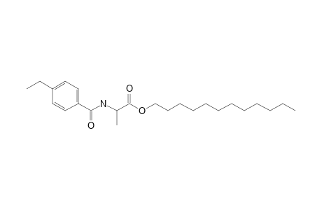 L-Alanine, N-(4-ethylbenzoyl)-, dodecyl ester