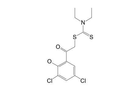3',5'-dichloro-2'-hydroxy-2-mercaptoacetophenone, 2-(diethyldithiocarbamate)