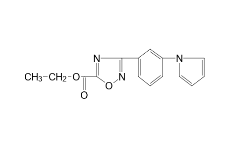 3-[m-(pyrrol-1-yl)phenyl]-1,2,4-oxadiazole-5-carboxylic acid, ethyl ester