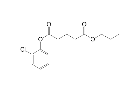 Glutaric acid, 2-chlorophenyl propyl ester