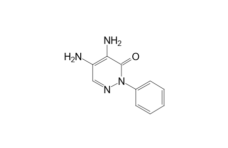 3(2H)-Pyridazinone, 4,5-diamino-2-phenyl-