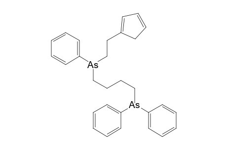 Arsine, [2-(1,3-cyclopentadien-1-yl)ethyl][4-(diphenylarsino)butyl]phenyl-