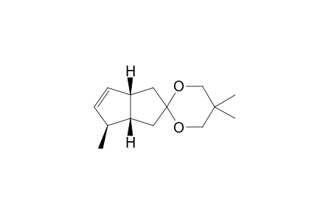 (3a'R,4'S,6a'S)-4',5,5-Trimethyl-3',3a',4',6a'-tetrahydro-1'H-spiro[1,3-dioxane-2,2'-pentalene]