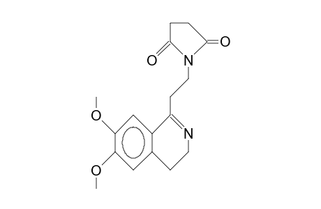 3,4-DIHYDRO-6,7-DIMETHOXY-1-(BETA-SUCCINIMIDOETHYL)-ISOQUINOLIN